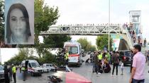 Genç kızın öldüğü motosiklet kazası güvenlik kamerasında